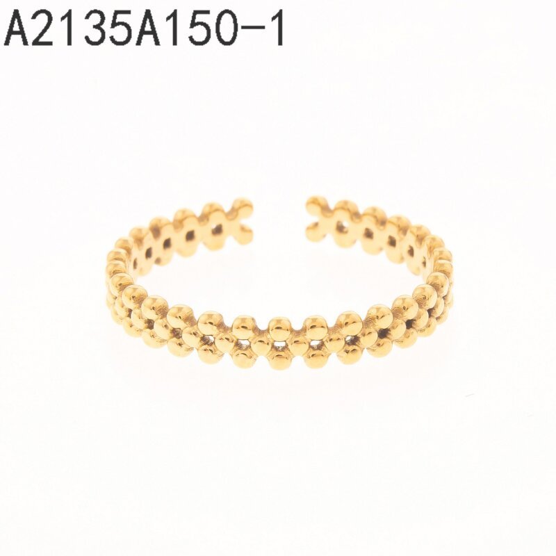 Anillo Trenza Dorado