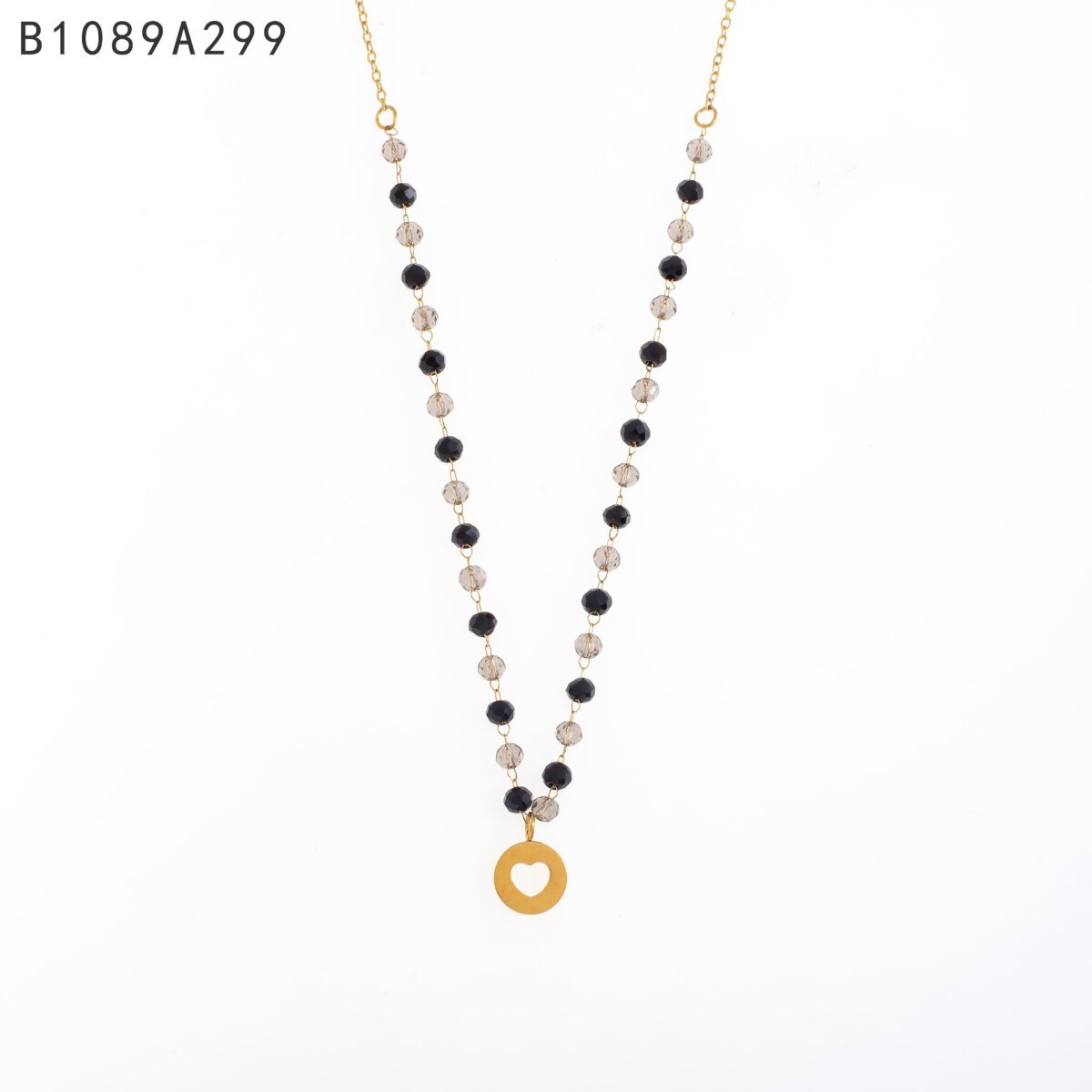 Collar Corazón Dual Beads