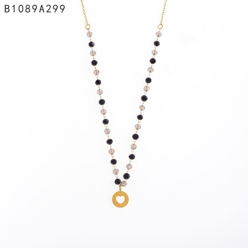 Collar Corazón Dual Beads
