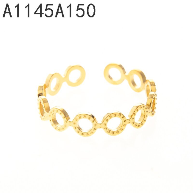 Anillo Eslabones Dorado