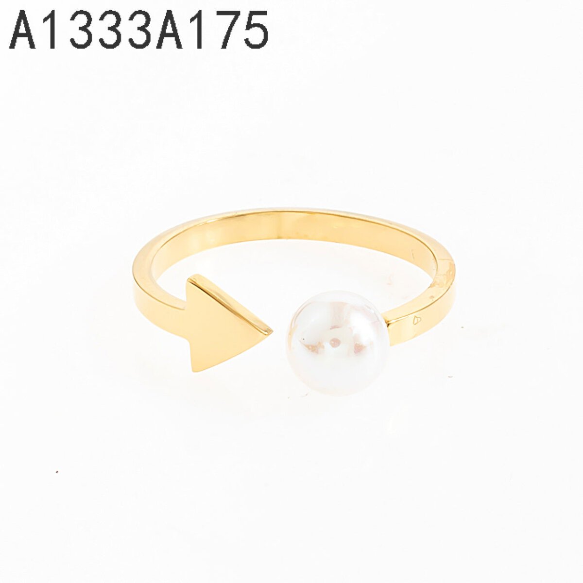 Anillo Perla Delicado Dorado