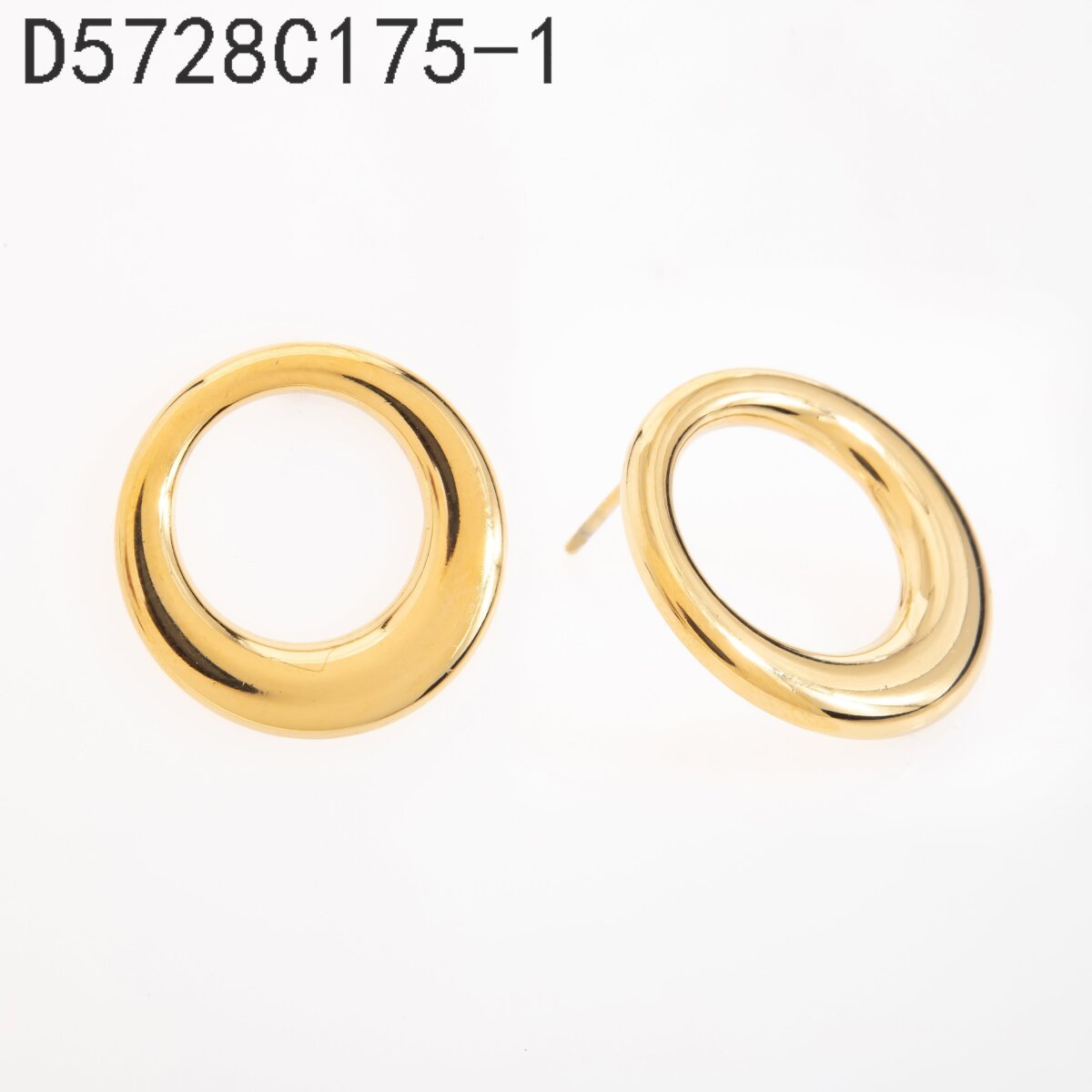 Arracadas Ovaladas Dorado