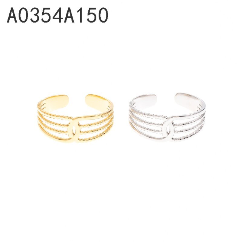 Anillo Triple Hilo Dorado