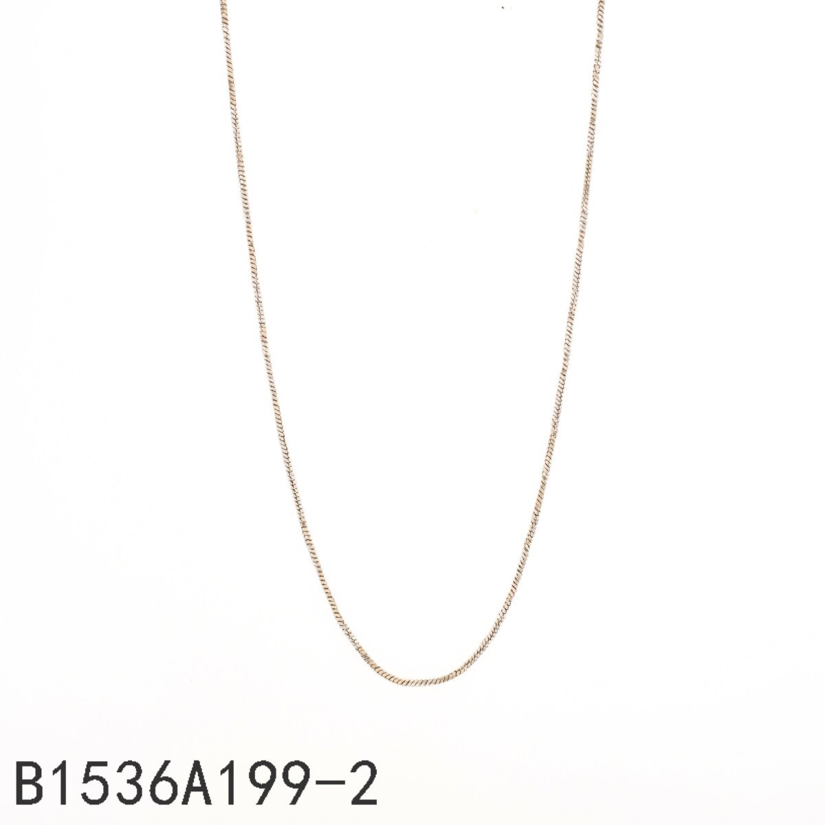 Collar Cadena Delgada Plata
