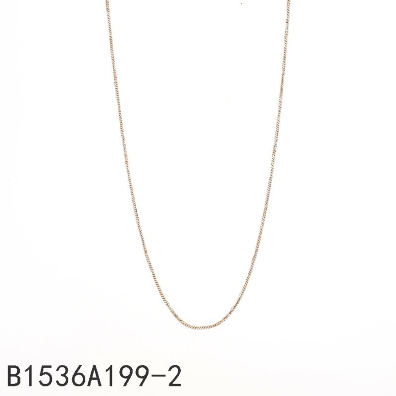 Collar Cadena Delgada Plata