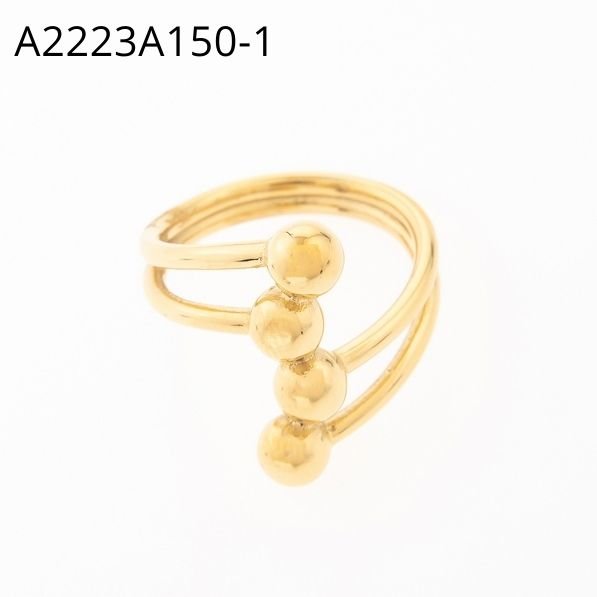 Anillo Espiral Dorado