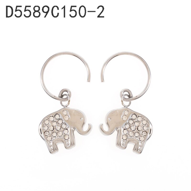Aretes Elefante Plata