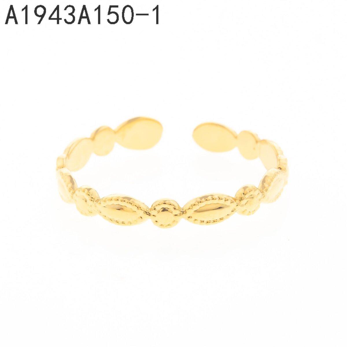 Anillo Cintillo Liso Dorado