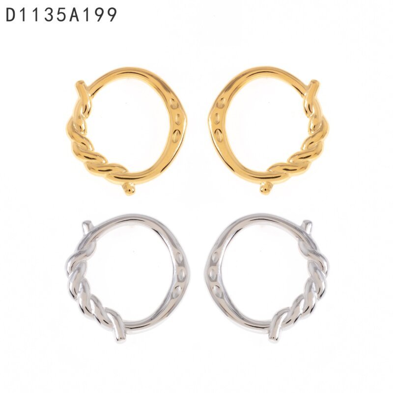 Arracadas de Zirconias Dorado