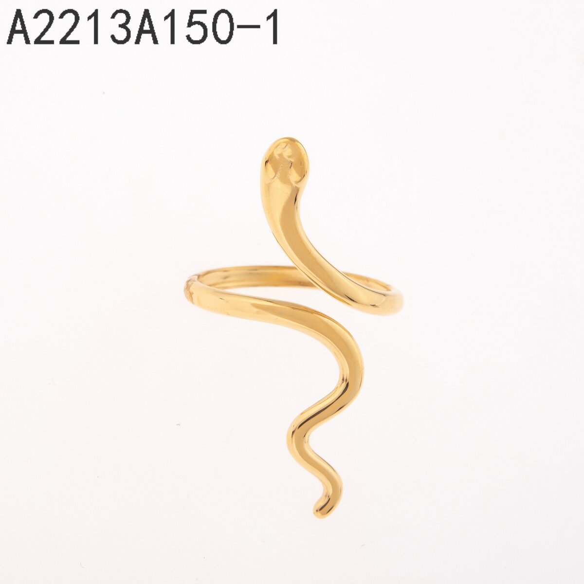 Anillo Serpiente Dorado