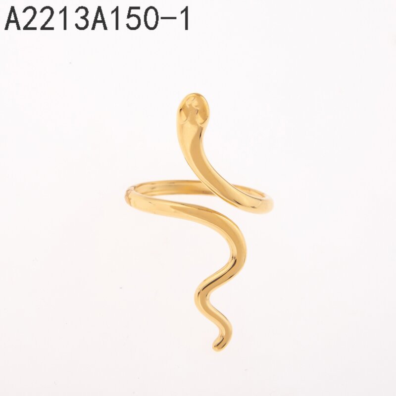 Anillo Serpiente Dorado