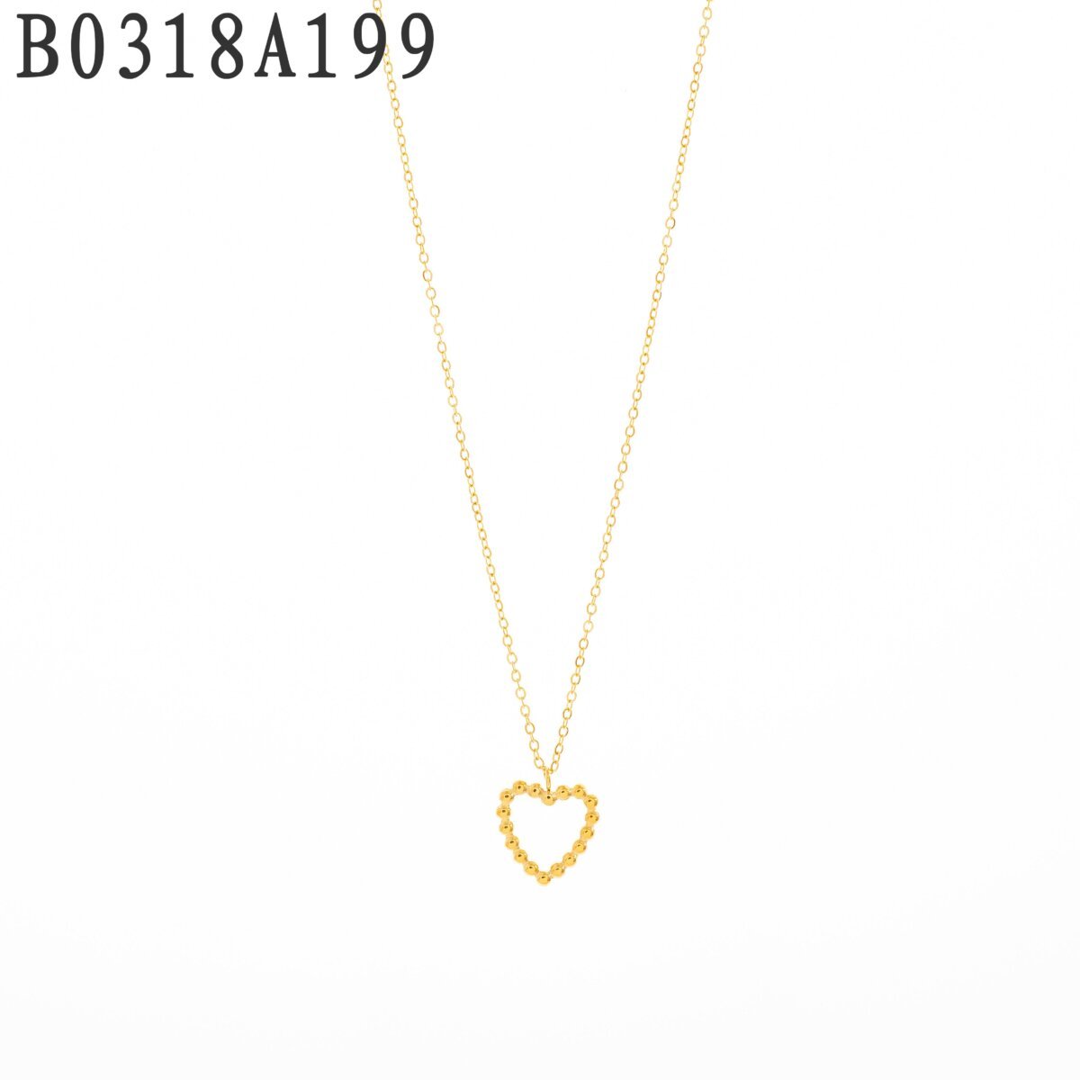 Collar Corazón Dorado