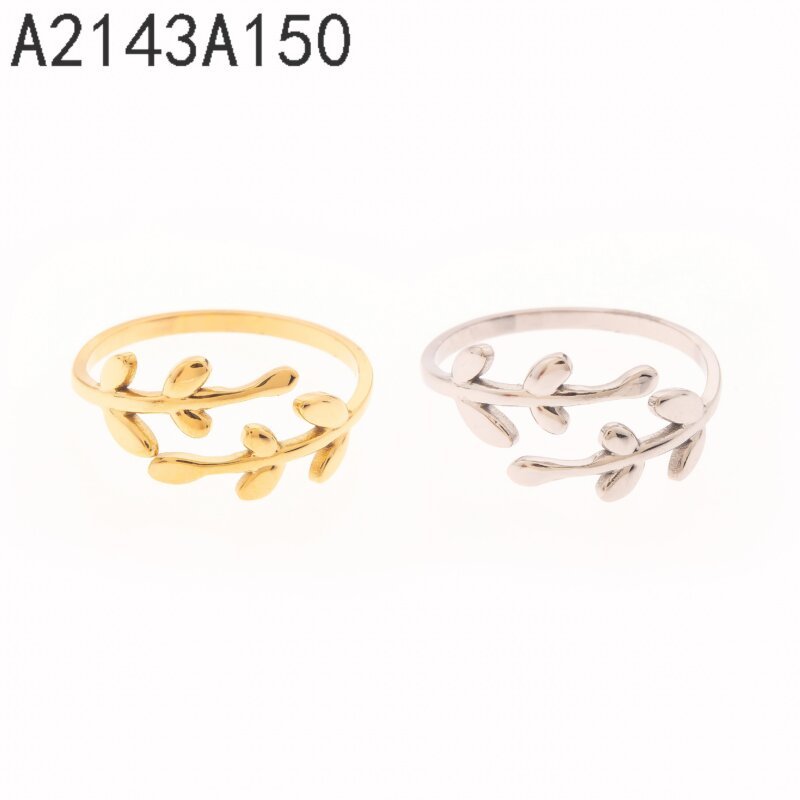 Anillo Hojas Dorado