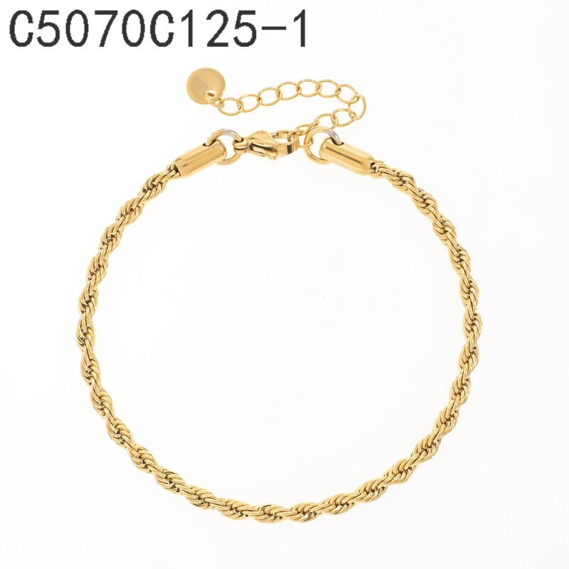 Pulsera Cuentas Doradas Dorado