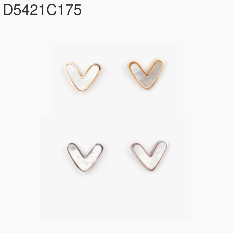 Aretes Corazón Zirconia Plata