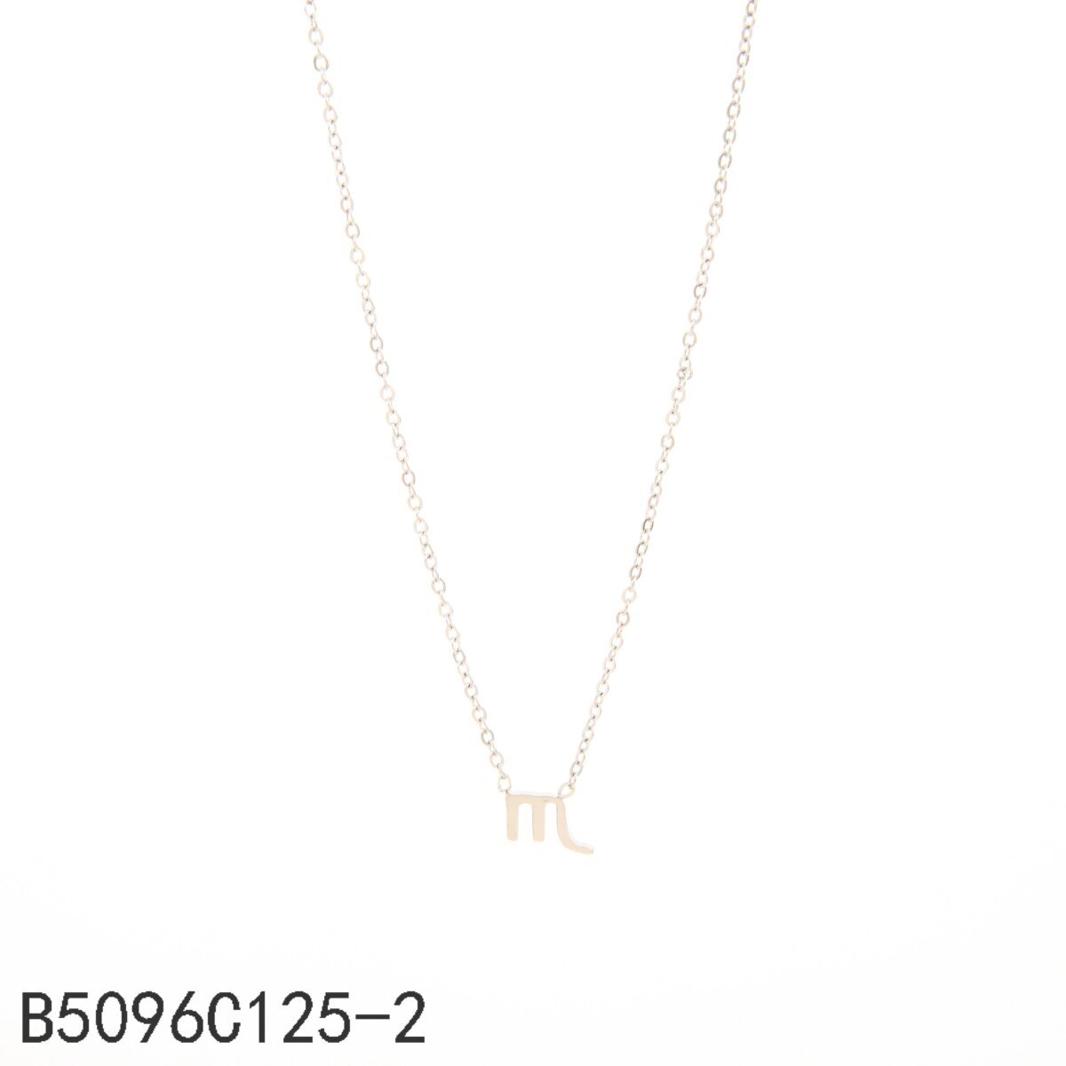Collar de Escorpio Oro Grueso 14K