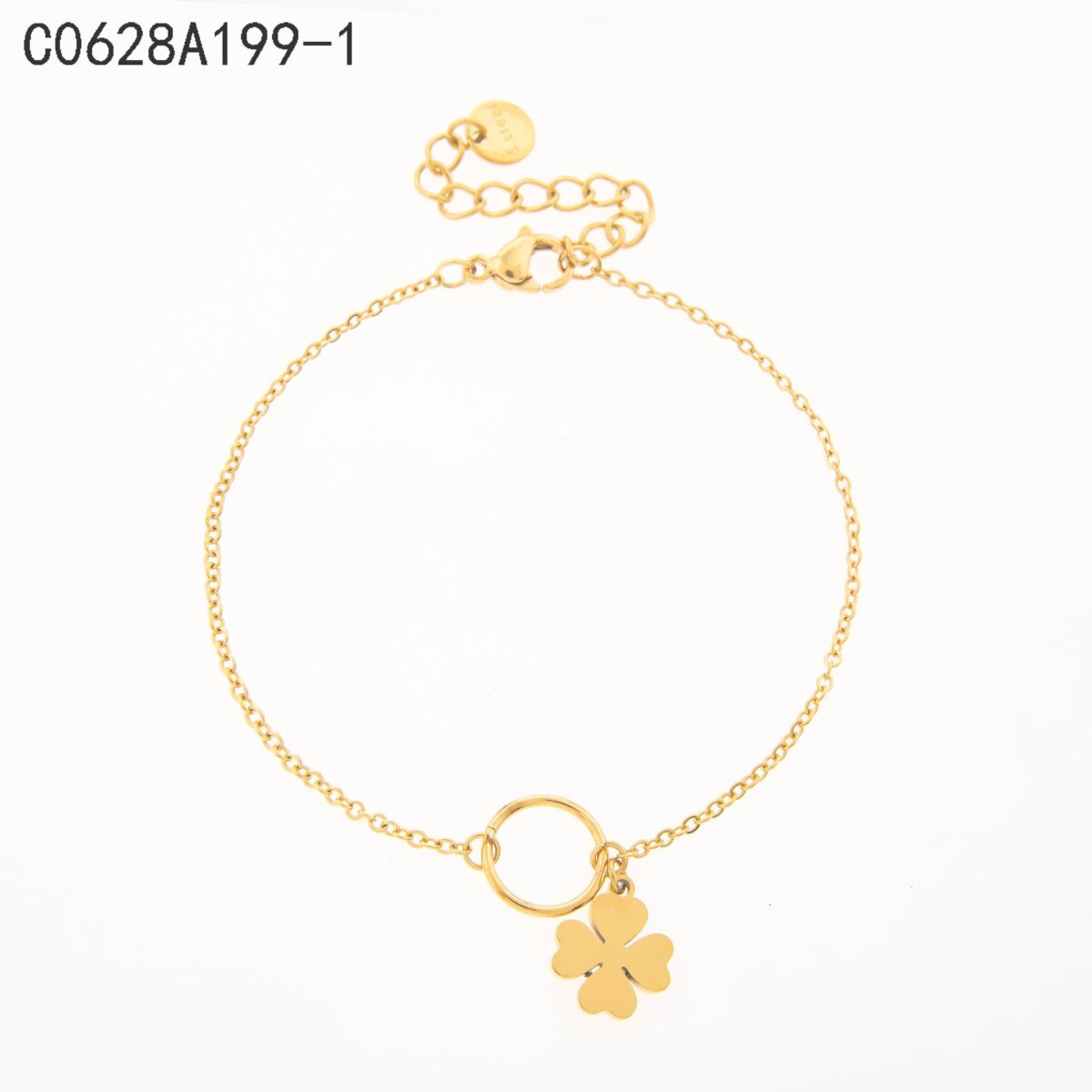Pulsera Trébol Dorado