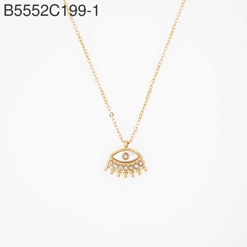 Collar Ojo Radiante Dorado