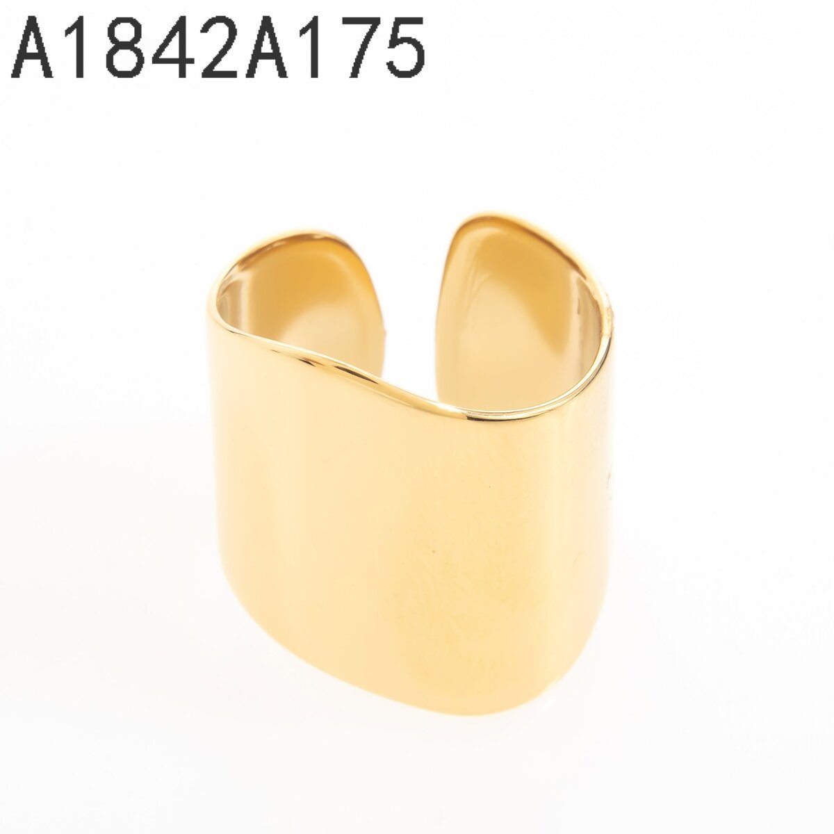 Anillo Cintillo Ancho Dorado