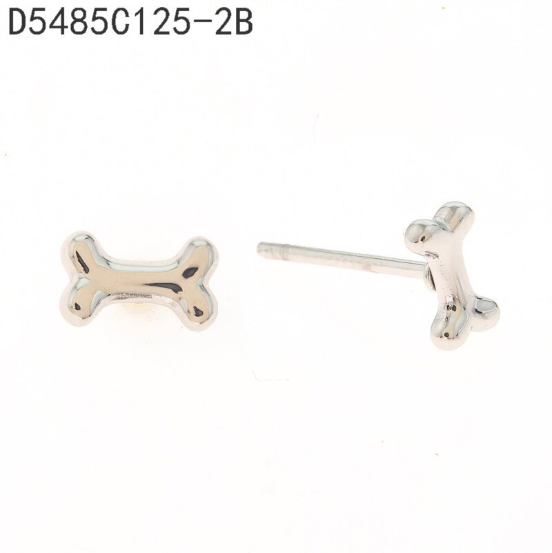Aretes Huesito Plata