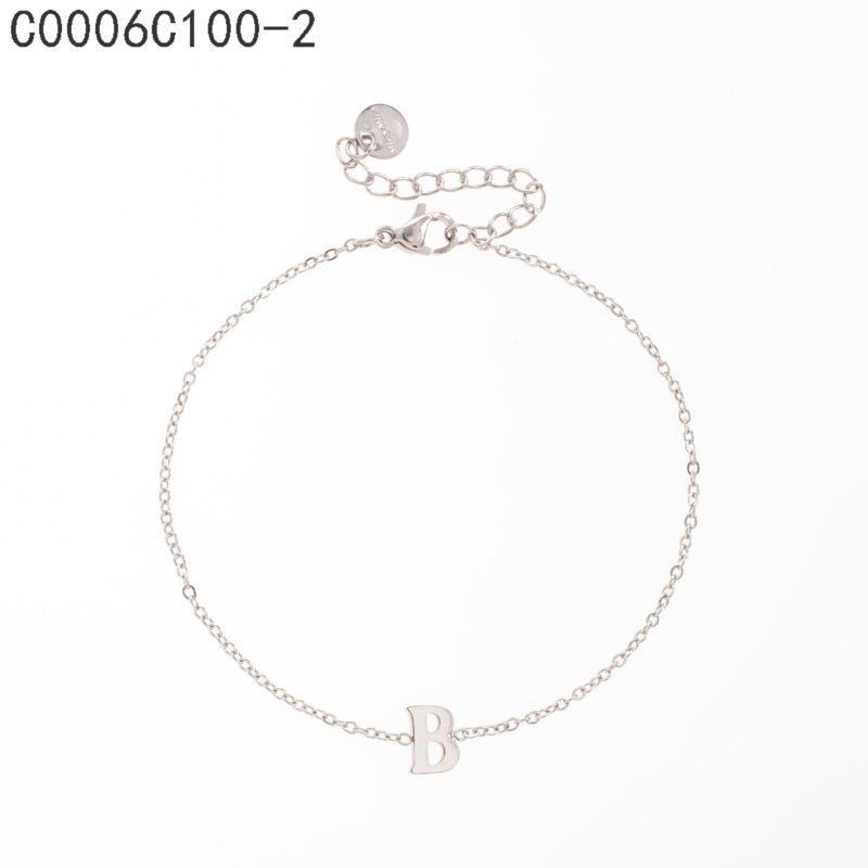 Pulsera Dije Redondo Plata