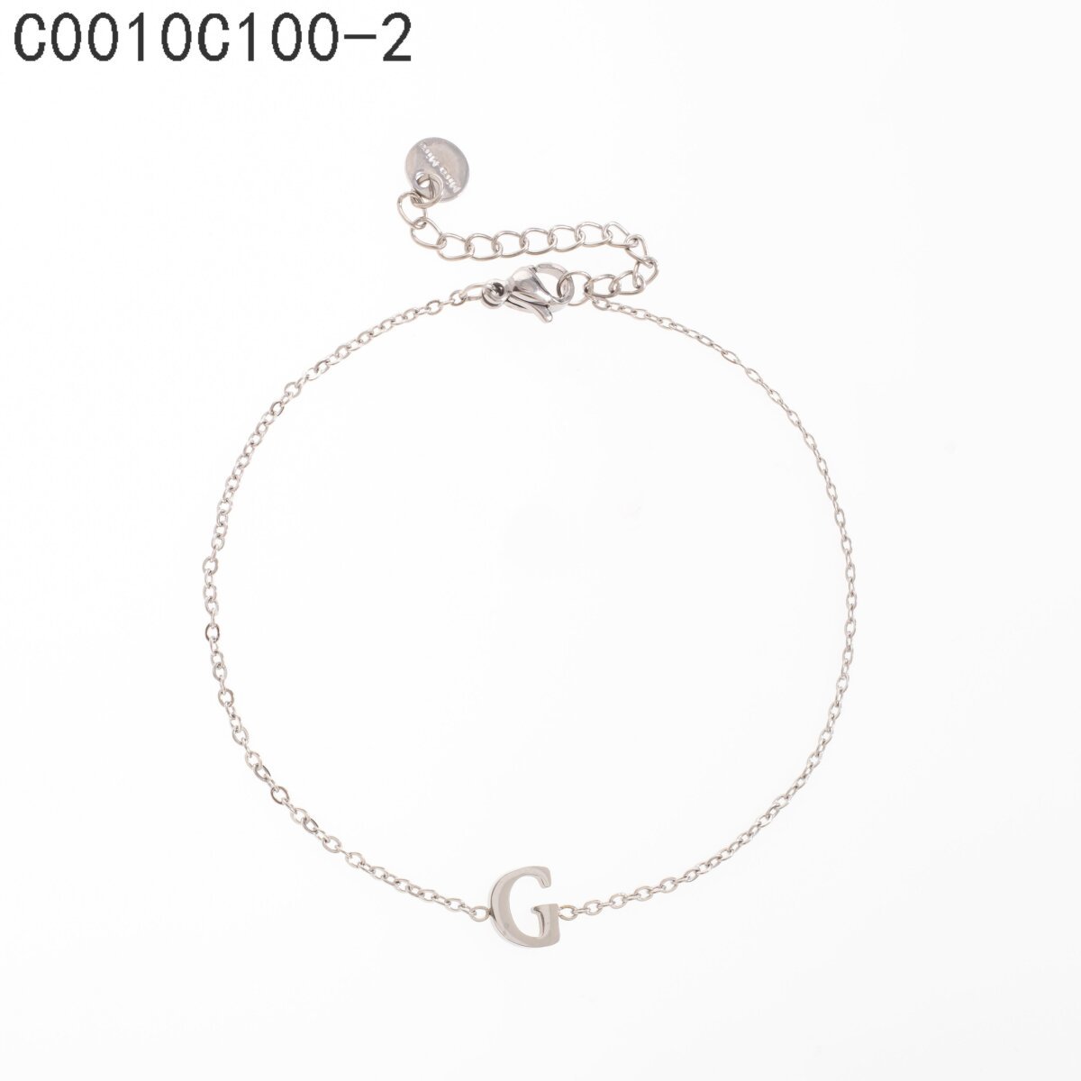 Pulsera Letra Plata
