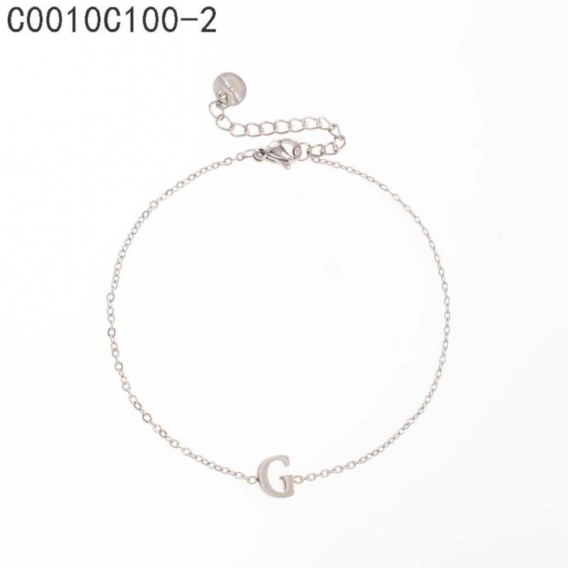 Pulsera Letra Plata