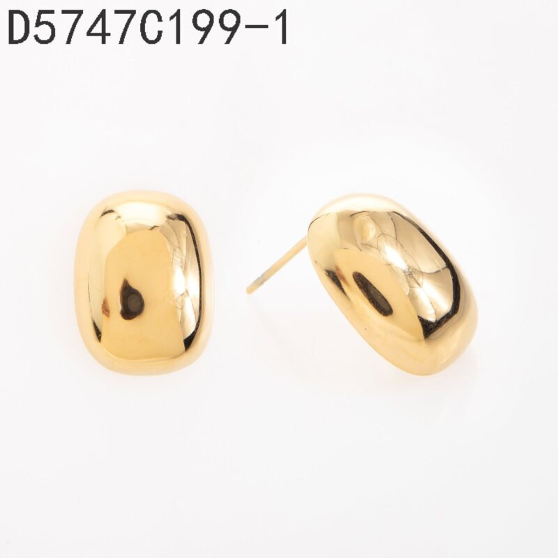 Aretes Domo Dorado