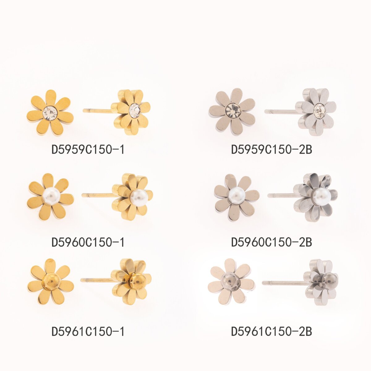 pendientes de hebilla de circón (plata)