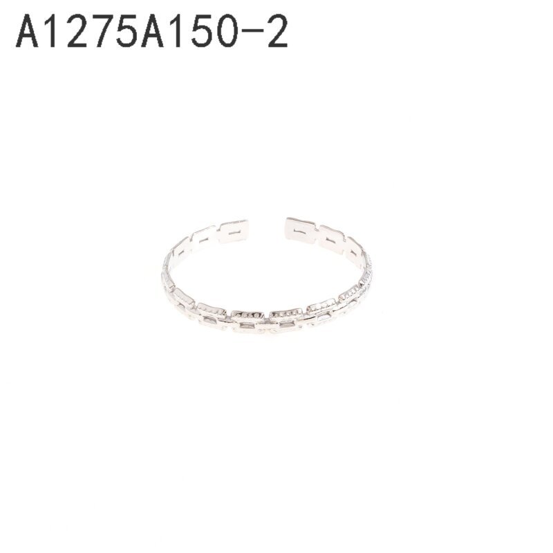 Anillo Linea de Zirconias Plata