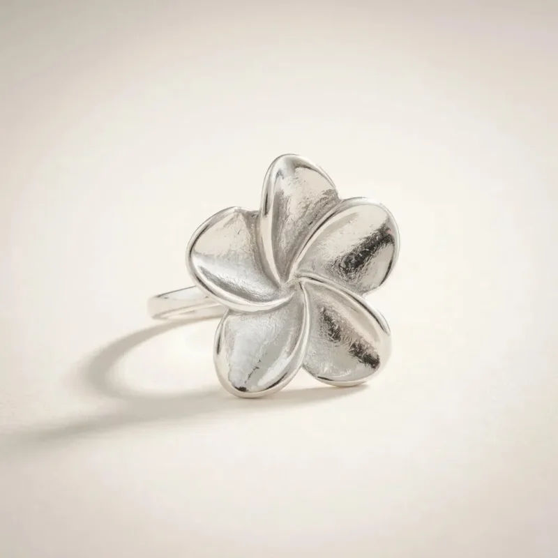 Anillo Flor de Lirio Plata