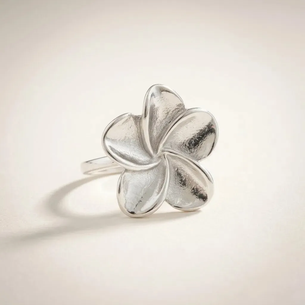 Anillo Flor de Lirio Plata