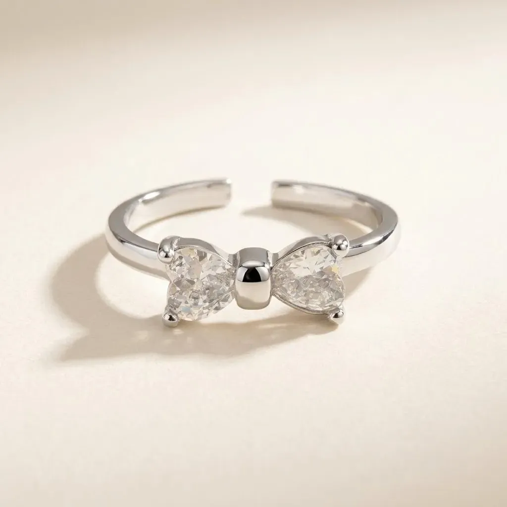 Anillo Perla con Zirconias Plata