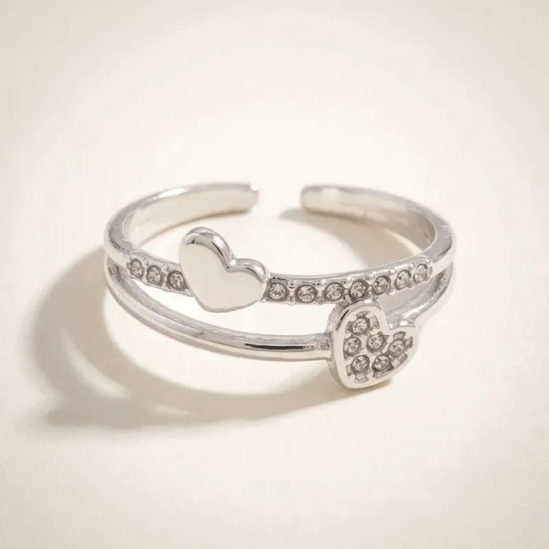 Anillo Banda de Zirconias Plata