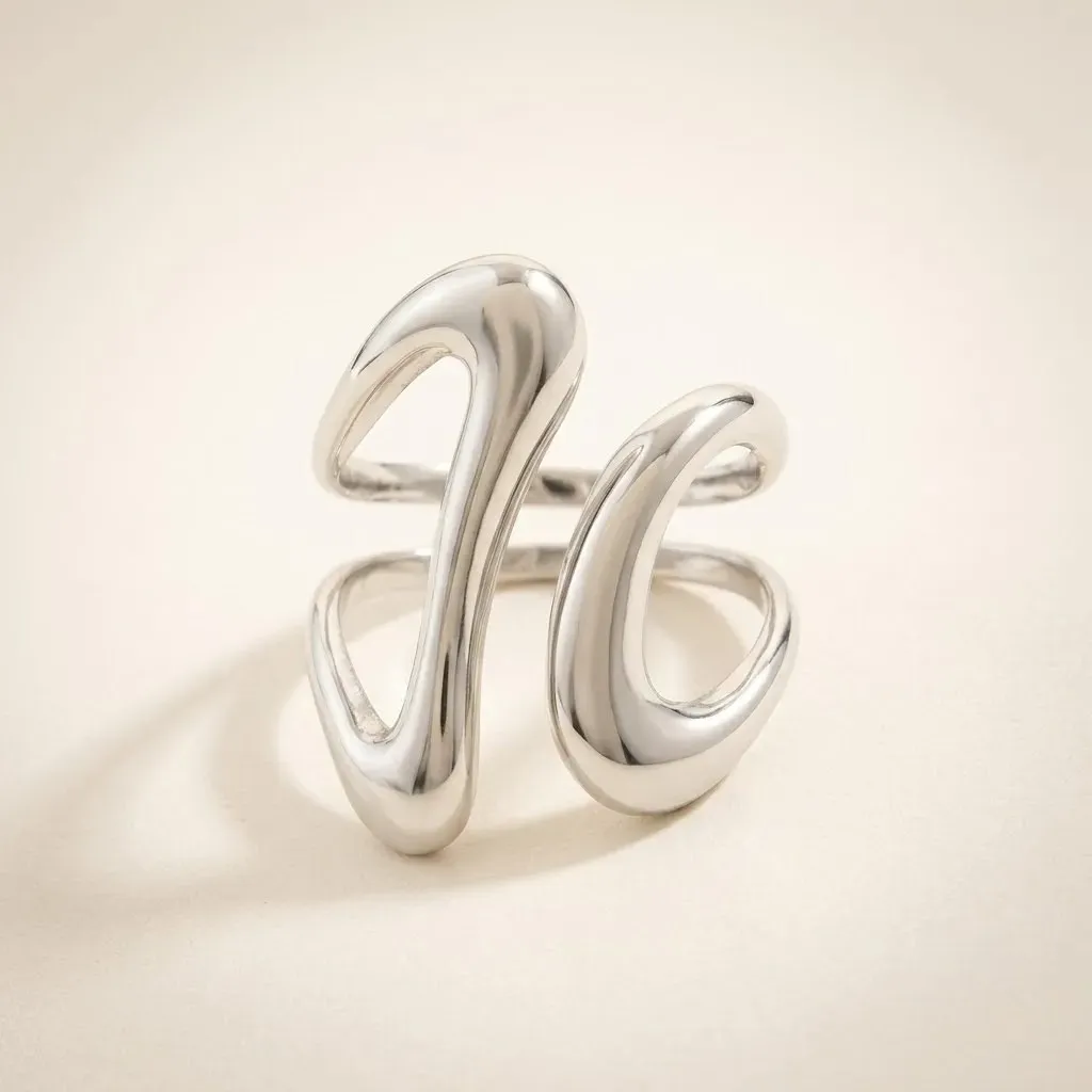 Anillo Entrelazado Plata