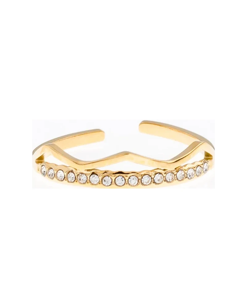 Anillo Banda Fina Dorado
