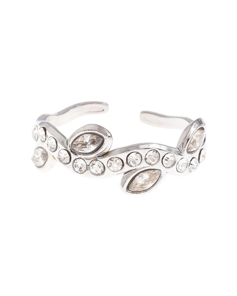 Anillo Hilera de Zirconias Plata