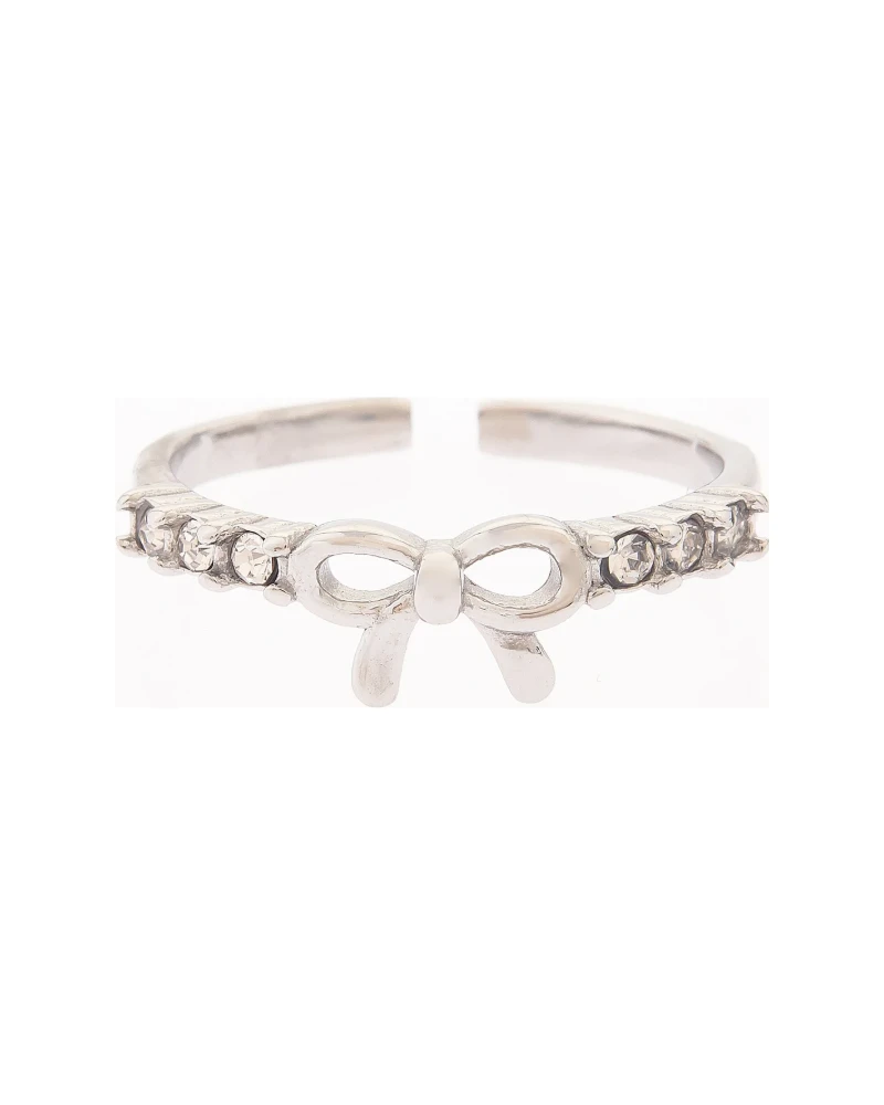 Anillo Infinito de Zirconias Plata