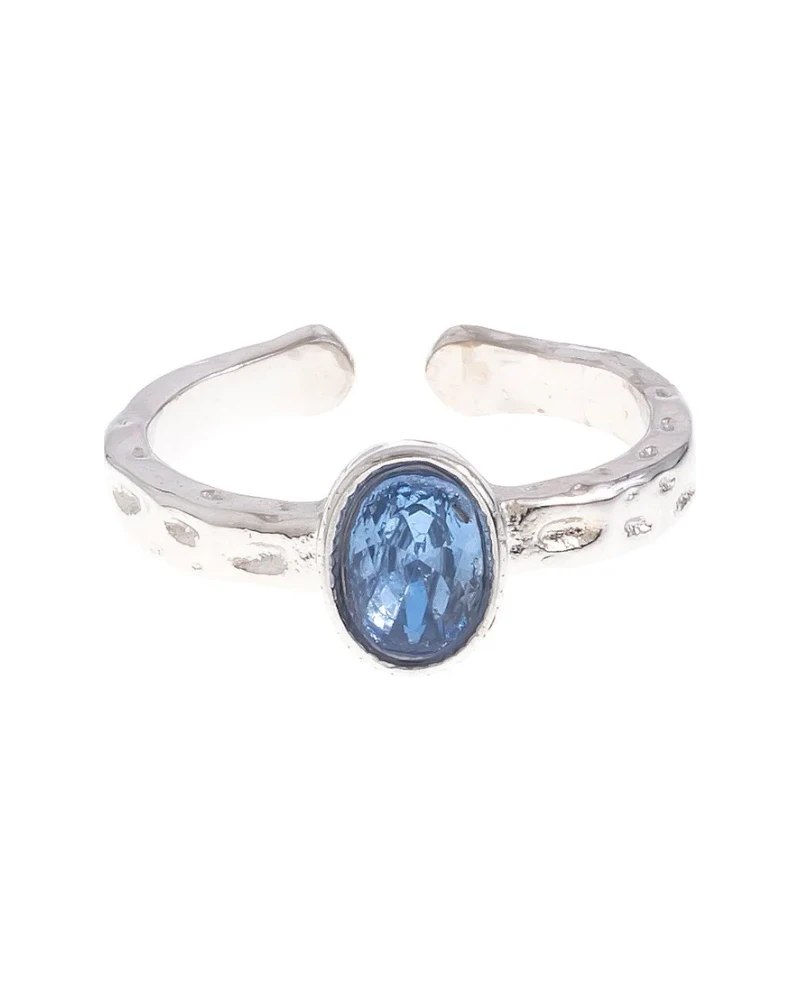 Anillo de circonita blanca Oro Grueso 14K