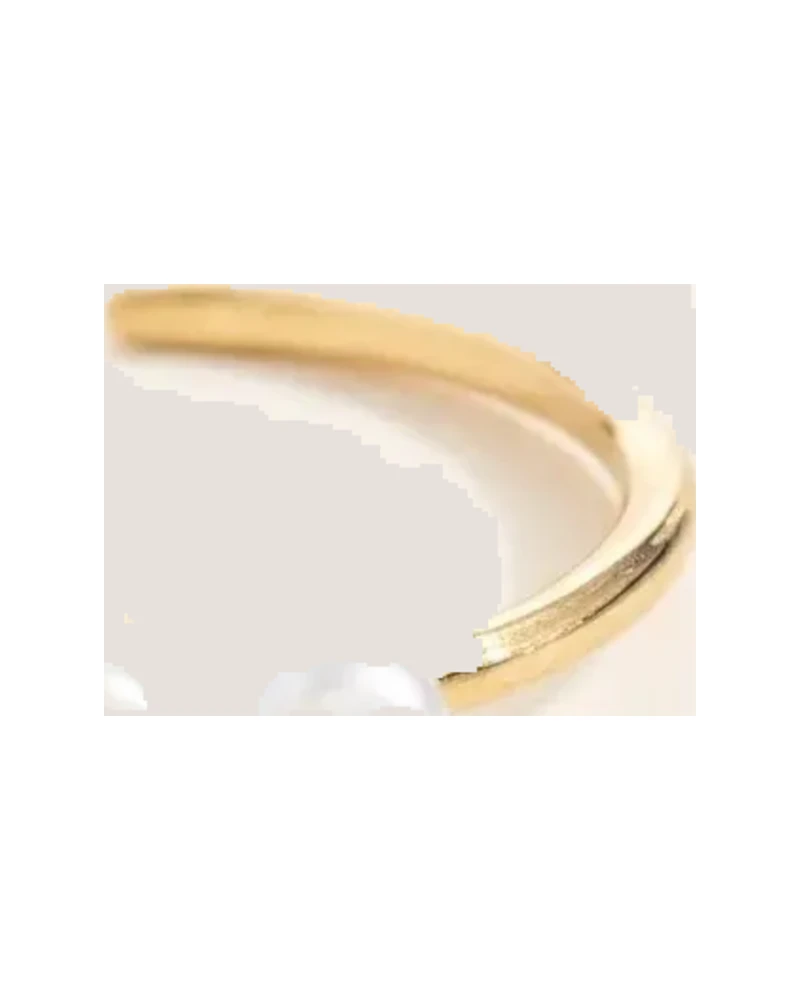 Anillo Tres Piedras Dorado