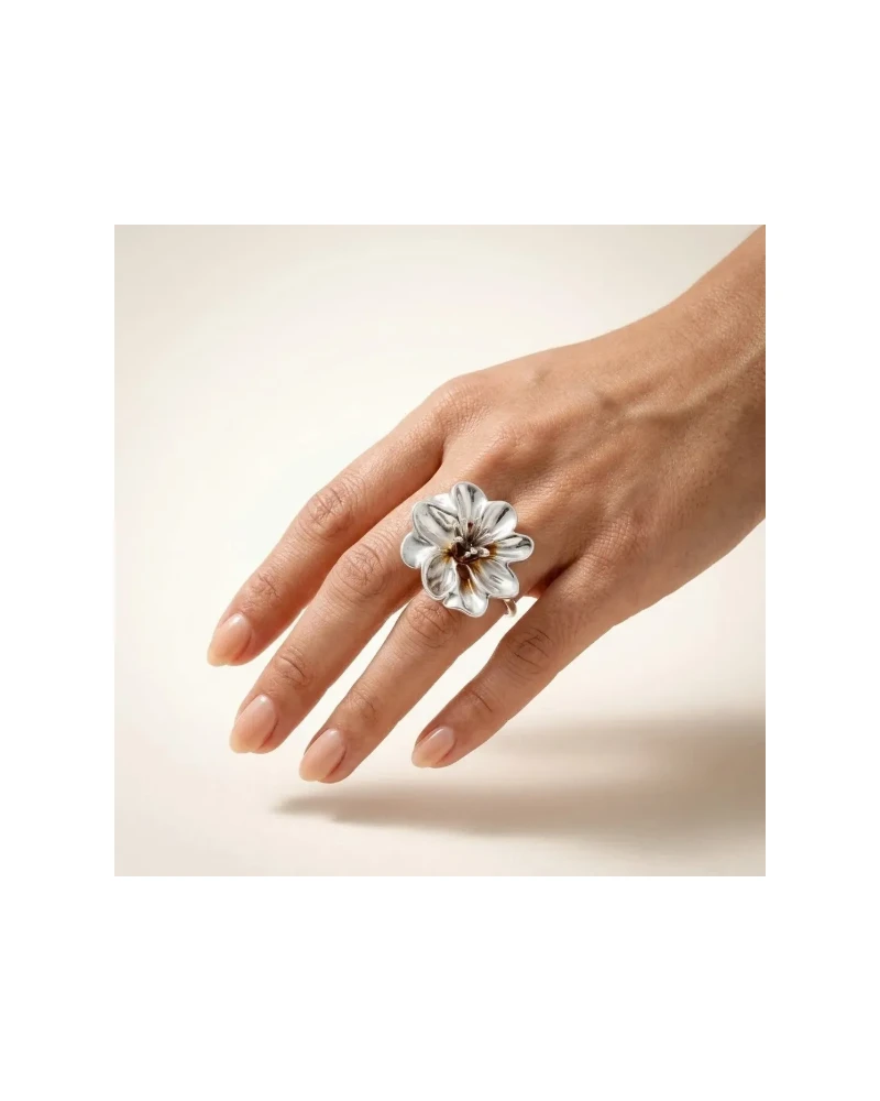 Anillo Flor Bold