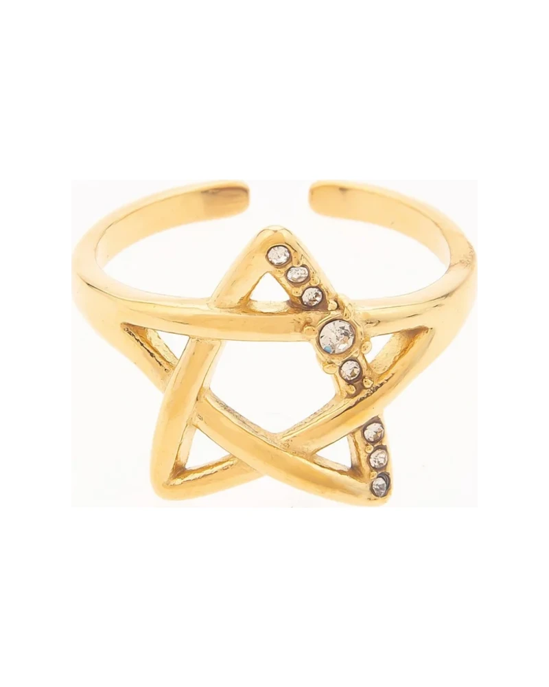 Anillo Estrella Dorado