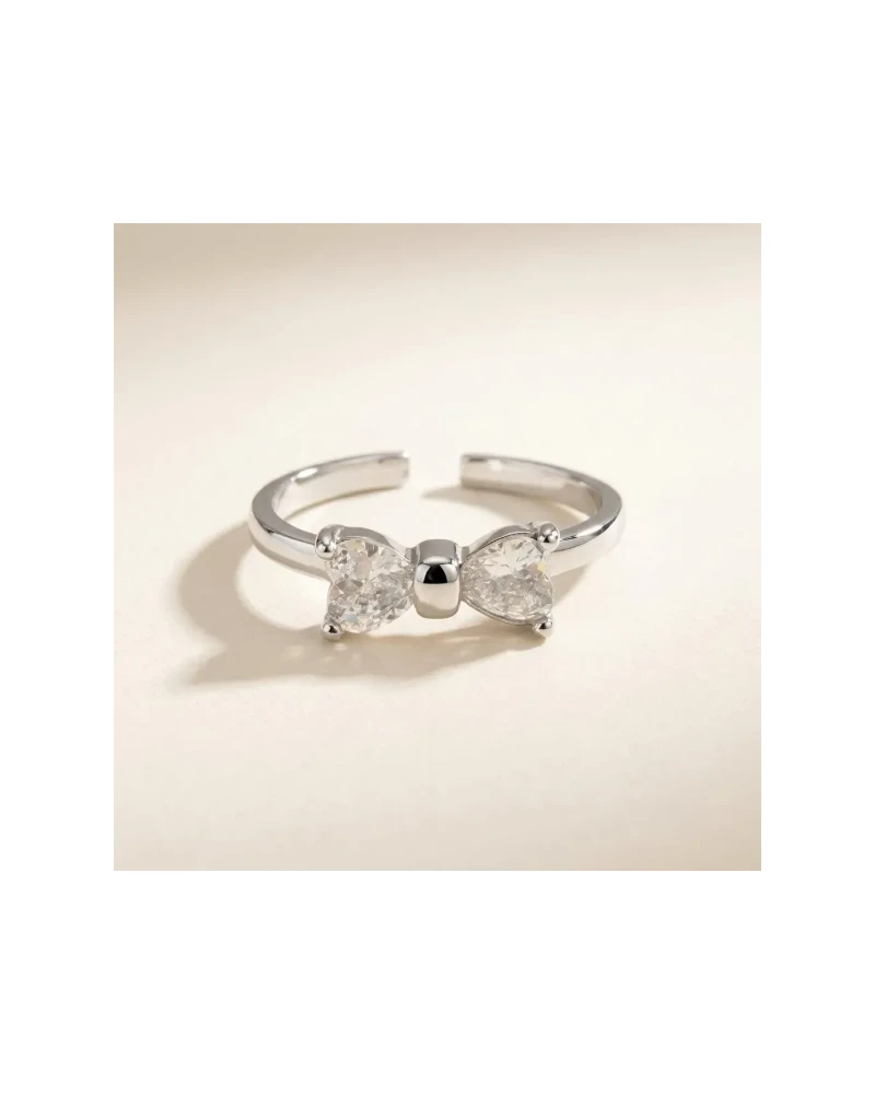 Anillo Perla con Zirconias Plata