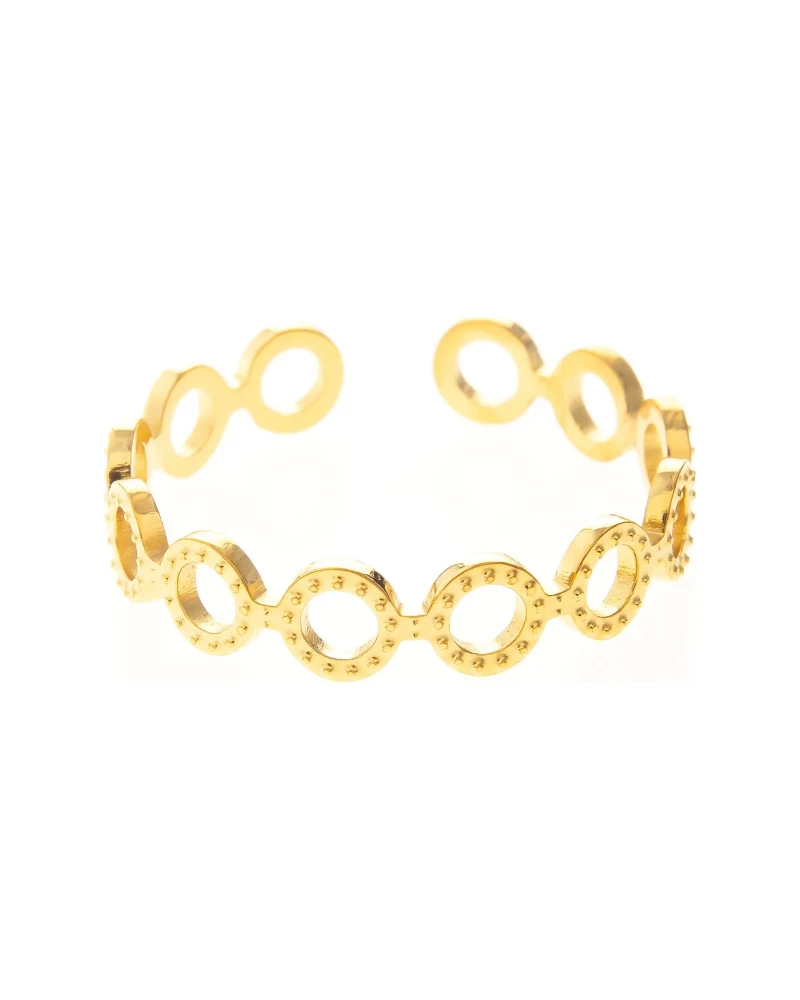 Anillo Eslabones Dorado