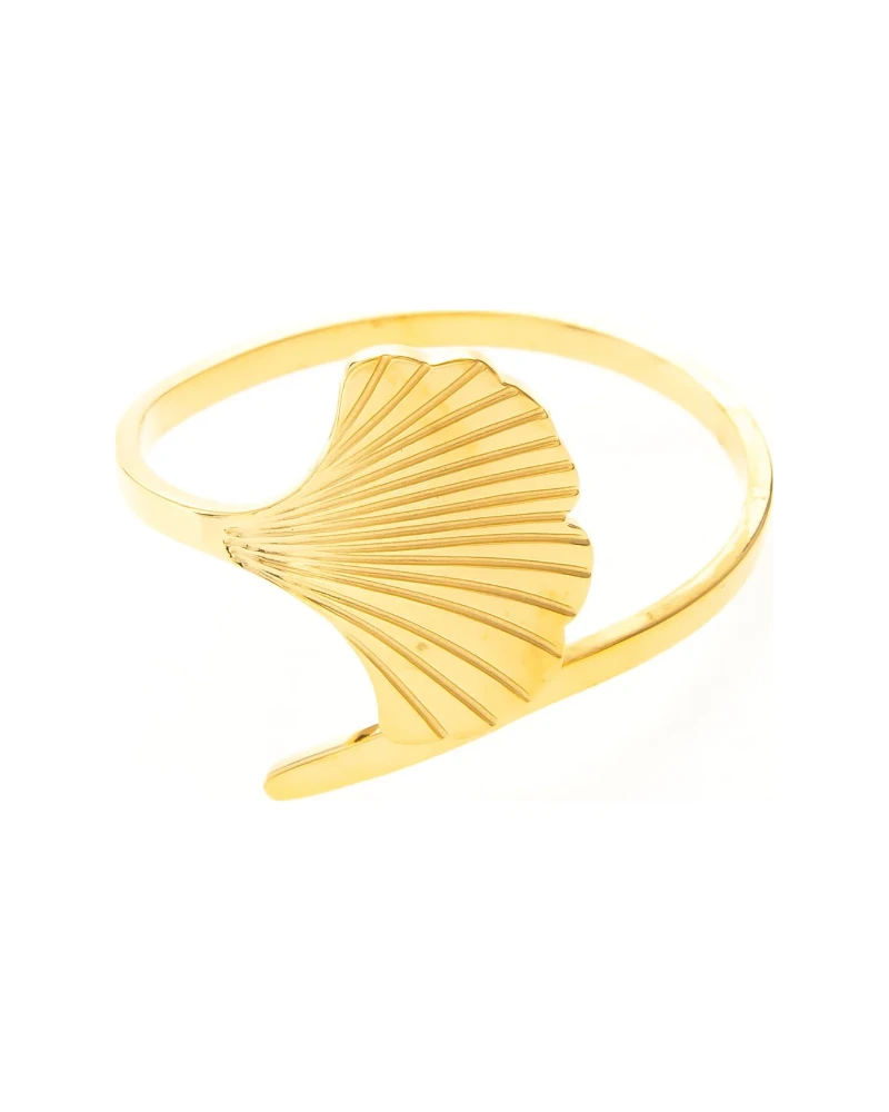 Anillo Abanico Envolvente Dorado
