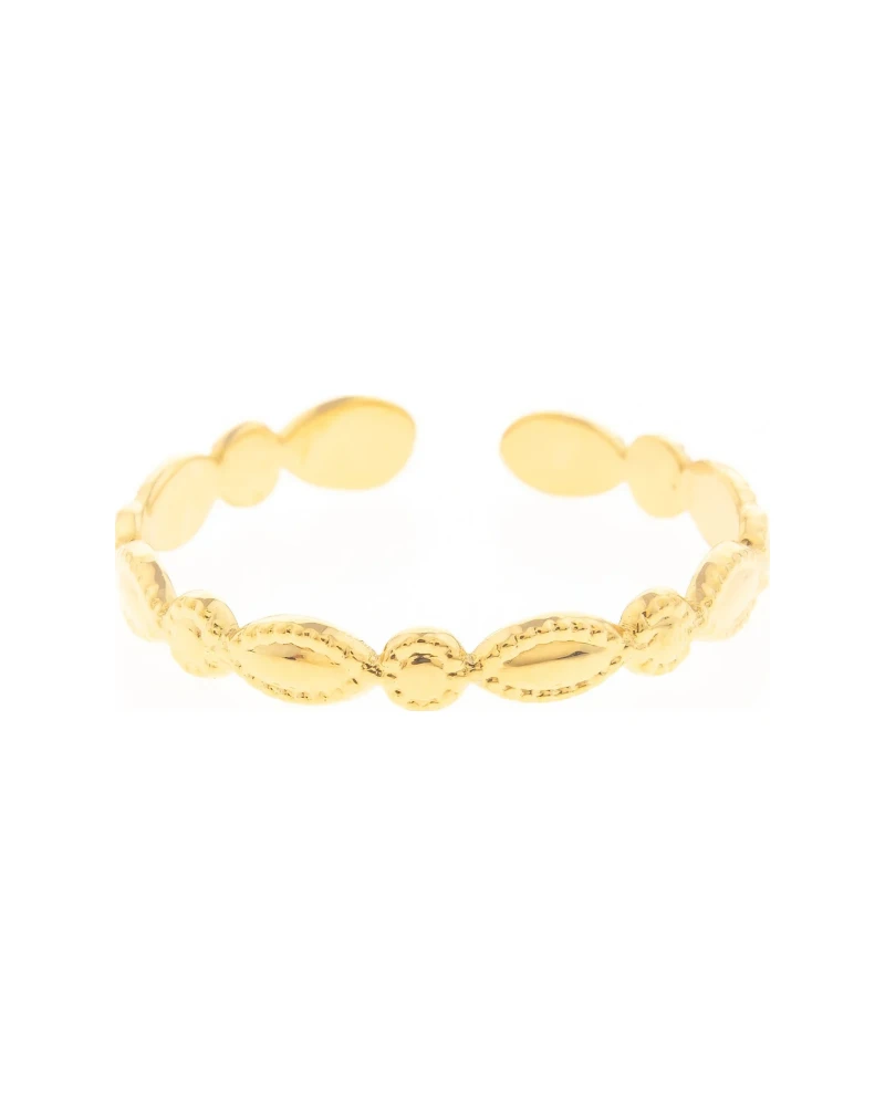 Anillo Cintillo Liso Dorado