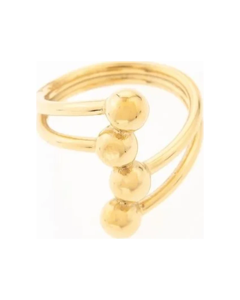 Anillo Espiral Dorado