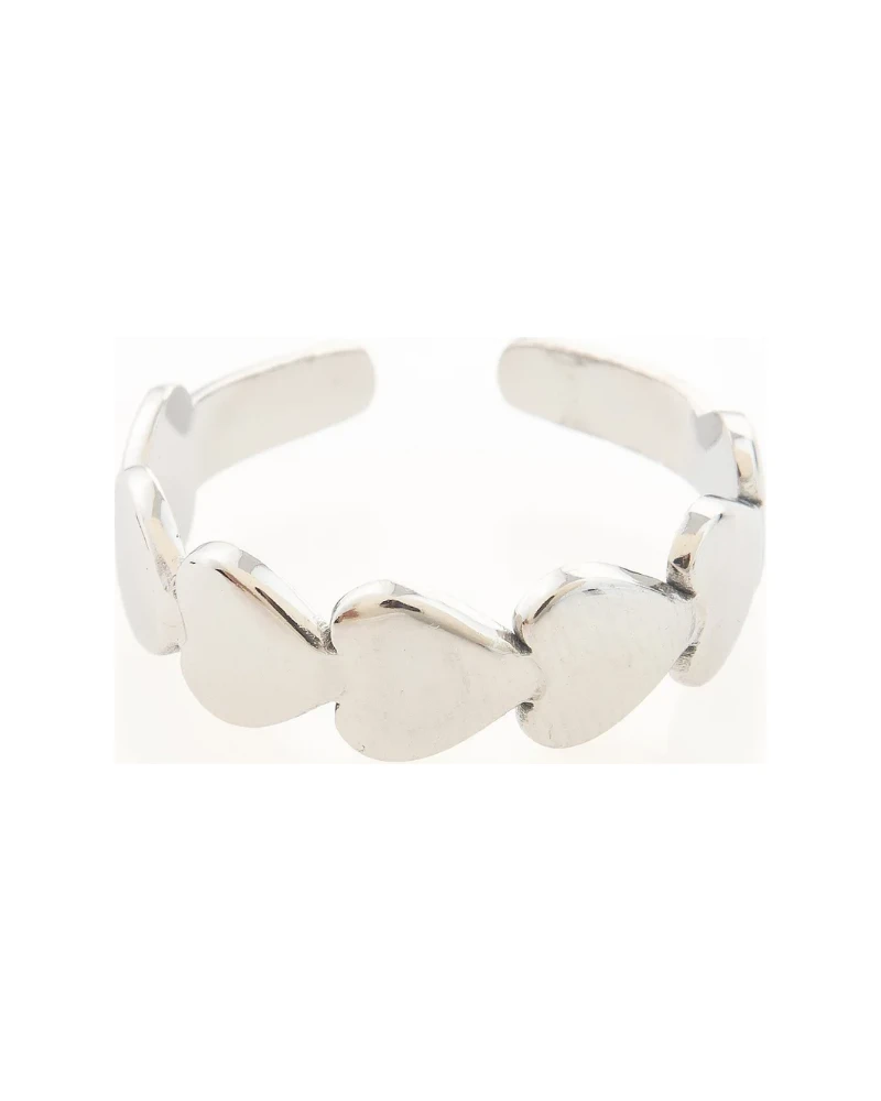 Anillo Perlas Multiples Plata