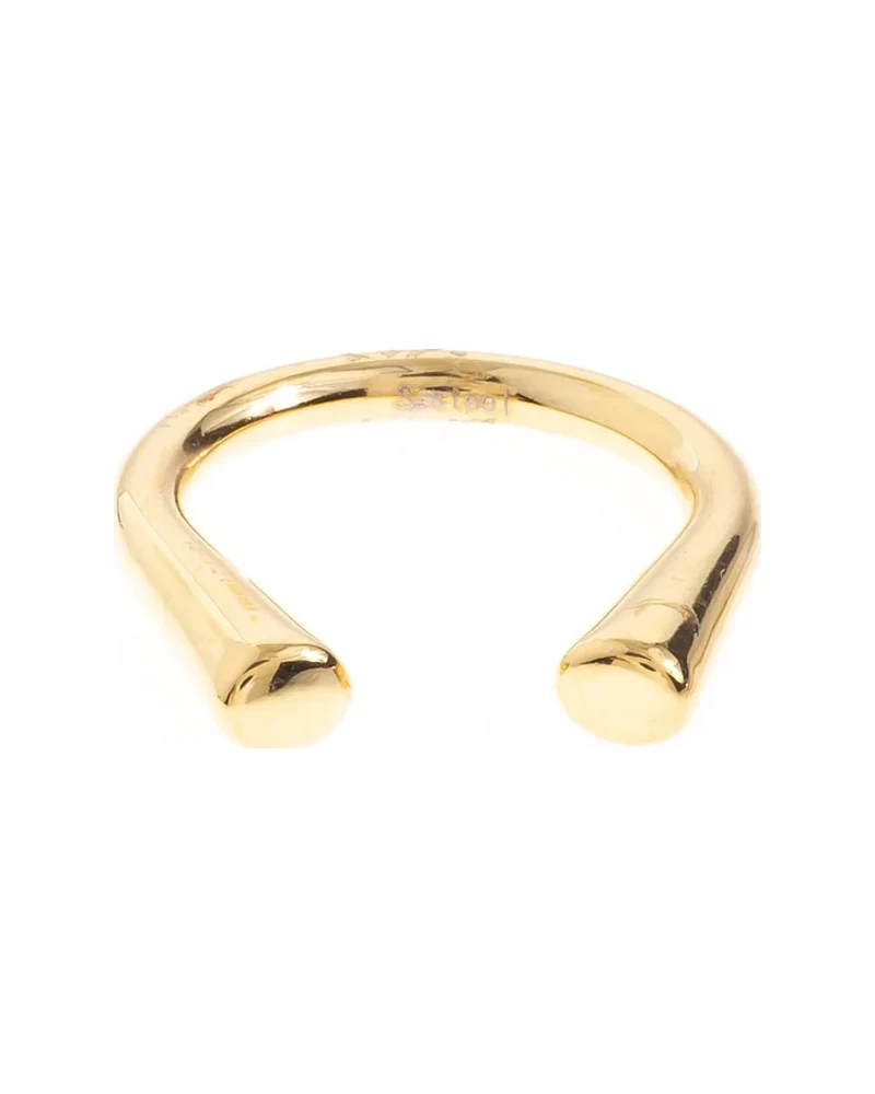Anillo Abierto Esfera Dorado