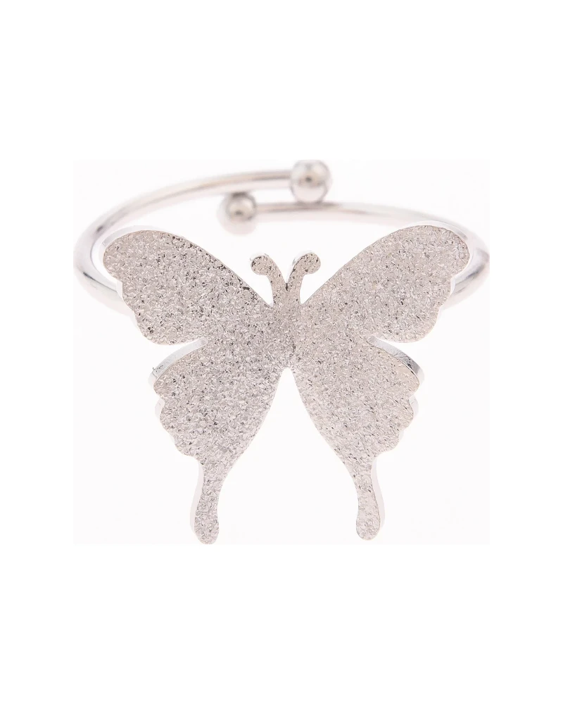 Anillo Mariposa Grande Plata